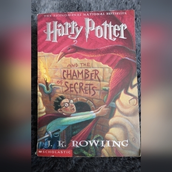Harry Potter and the Chamber of Secrets Paperback First Print Scholastic 2000 - Picture 1 of 8